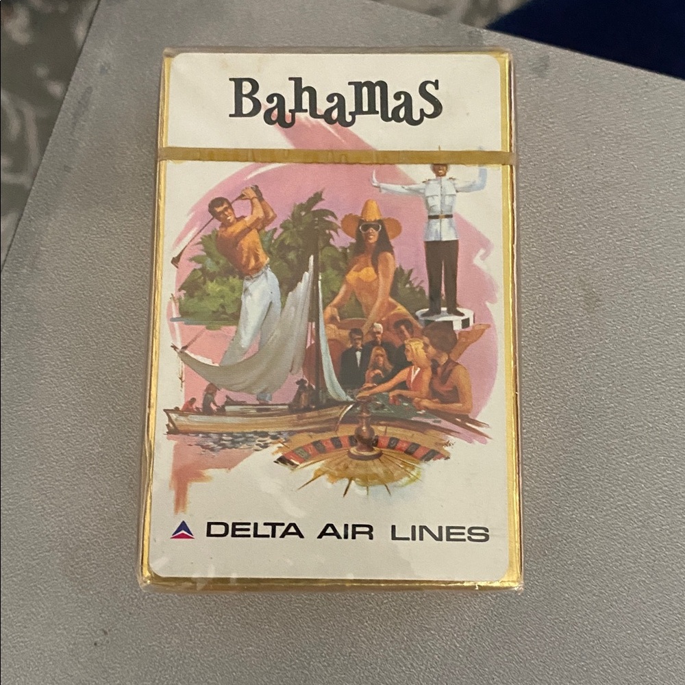 Delta Airlines Playing Cards Bahamas